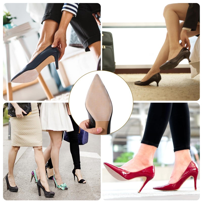 GQTJP Shoe Sole Protectors Non-Slip Grip Pads Anti-Slip Bottom Protector Clear Shoe Grips - Image 3